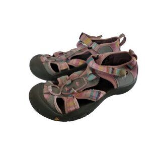 Keen Venice H2 Childs Shoes Sandals Outdoor Play Size 2 Pink Teal Purple Pre-Own